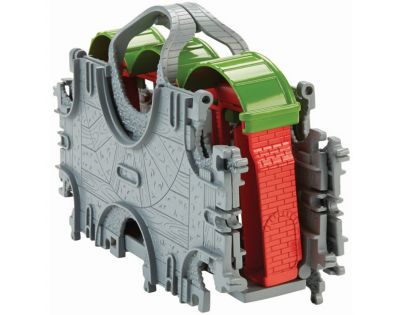Fisher Price Mašinka Tomáš Take-n-Play Přenosná herní sada koleje - Knapford Station Tile Tracks
