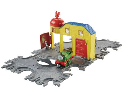 Fisher Price Mašinka Tomáš Take-n-Play Přenosná herní sada koleje - McColl´s Farm Tile Tracks
