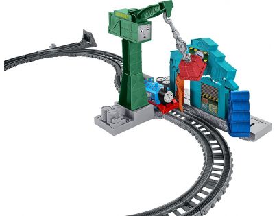 Fisher Price Mašinka Tomáš Track Master Set Demolice v docích