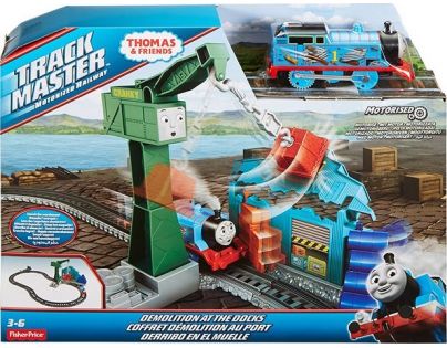 Fisher Price Mašinka Tomáš Track Master Set Demolice v docích