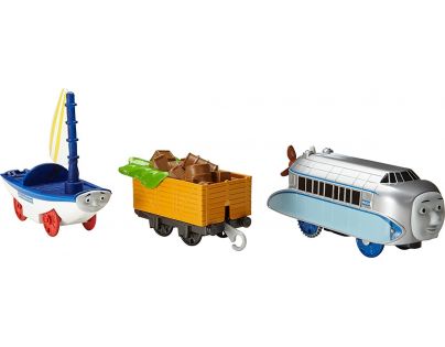 Fisher Price Mašinka Tomáš TrackMaster Noví přátelé Hugo a Skiff