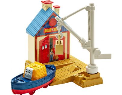 Fisher Price Mašinka Tomáš TrackMaster Trať se záchrannou stanici - Captain At The Rescue Centre