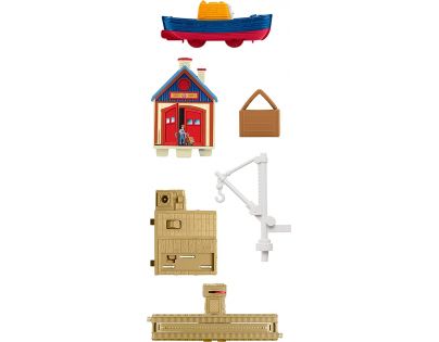Fisher Price Mašinka Tomáš TrackMaster Trať se záchrannou stanici - Captain At The Rescue Centre