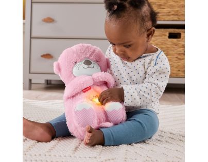Fisher-Price Mazlivá a uklidňující růžová vydra