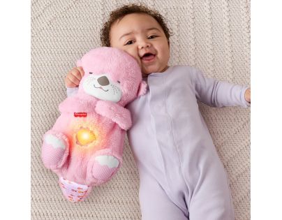 Fisher-Price Mazlivá a uklidňující růžová vydra