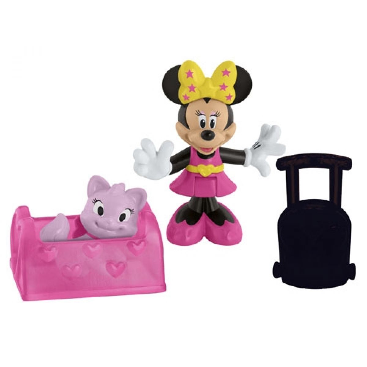 Fisher Price Minnie a Daisy figurka s doplňky - na cestách s Minnie