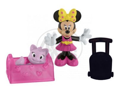 Fisher Price Minnie a Daisy figurka s doplňky - na cestách s Minnie