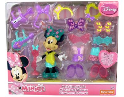 FISHER PRICE W5112 Minnie modní deluxe - Rockerka