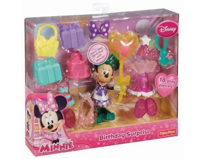 FISHER PRICE BGL93 Minnie narozeniny - Překvapení