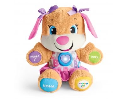 Fisher Price Mluvící pejskova sestřička CZ - Poškozený obal