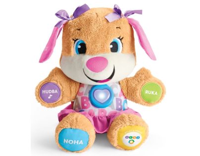 Fisher Price Mluvící pejskova sestřička SK - Poškozený obal