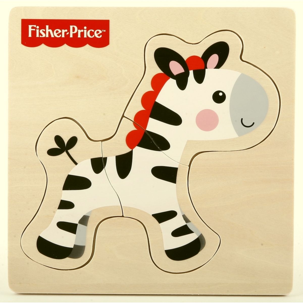 Fisher Price Moje první puzzle 3d - Zebra