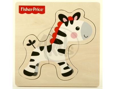 Fisher Price Moje první puzzle 3d - Zebra