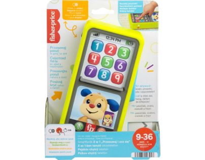 Fisher Price Pejskův chytrý telefon - Poškozený obal