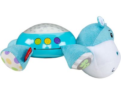 Fisher Price Plyšový hrošík Projektor na zeď 29 cm - Poškozený obal