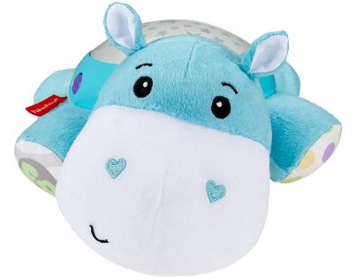 Fisher Price Plyšový hrošík Projektor na zeď 29 cm - Poškozený obal