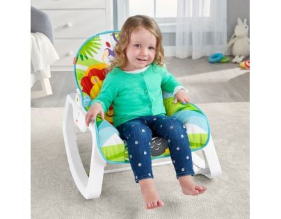 Fisher Price sedátko od miminka po batole zvířátka z džungle