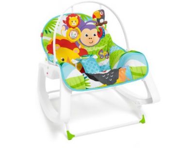 Fisher Price sedátko od miminka po batole zvířátka z džungle