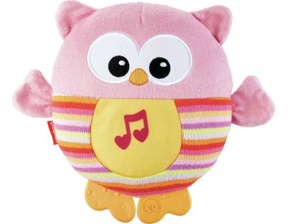 Fisher Price uspávací sovička růžová
