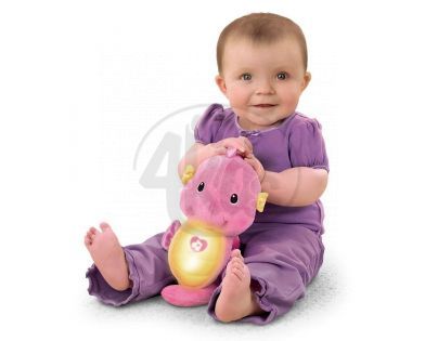 FISHER PRICE T4967 Uspávací mořský koník - Růžová