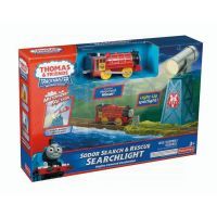 FISHER PRICE V8336 Mašinka Tomáš TrackMaster Cílové místo s akcí - Viktor a reflektor 3