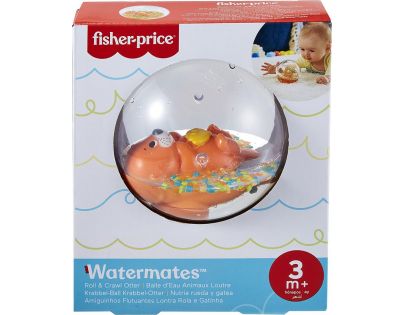 Fisher Price Zvířátko v kouli oranžový medvídek