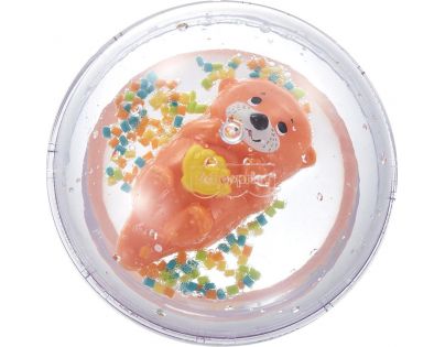 Fisher Price Zvířátko v kouli oranžový medvídek