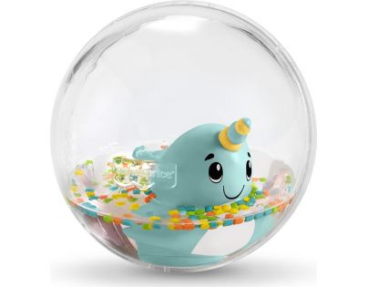 Fisher Price Zvířátko v kouli zelená velryba