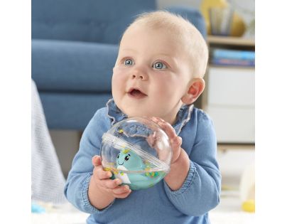 Fisher Price Zvířátko v kouli zelená velryba