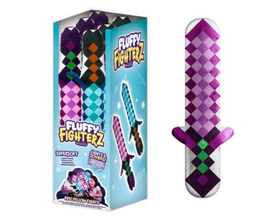 Fluffy Fighterz: Svítící plyšový meč Pixel - Růžový