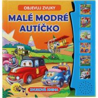 FONI Book Zvuková knížka Malé modré autíčko Objevuj zvuky CZ verze 6