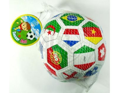 Fotbalový míč s vlajkami