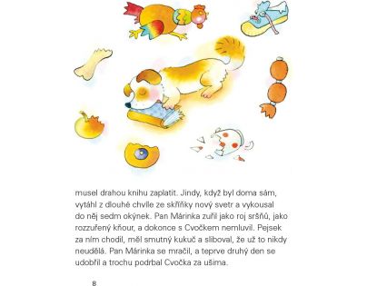Fragment Cvoček a pan Márinka