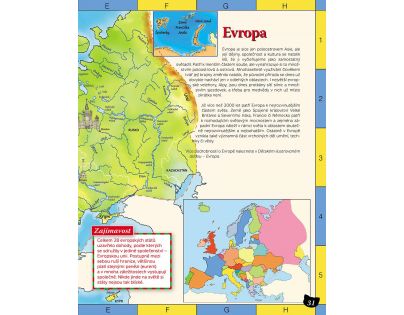 Fragment Dětský ilustrovaný Atlas Světa