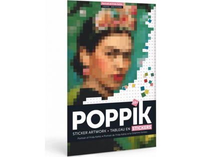 Poppik Samolepkový plakát Frida Kahlo portrét
