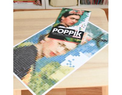 Poppik Samolepkový plakát Frida Kahlo portrét