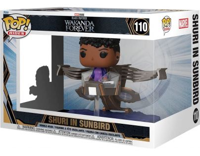 Funko POP Rides Super Deluxe: Marvel: Black Panther: Wakanda Forever Shuri in Sunbird