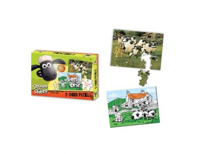 Funnivation Oboustranné puzzle s pastelkami Ovečka Shaun
