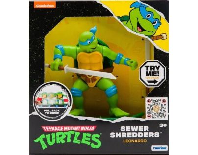 Funrise Želvy Ninja na skejtu Sewer Shredders Leonardo