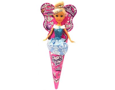 Funville Princezna v kornoutu Sparkle Girlz modrá sukně