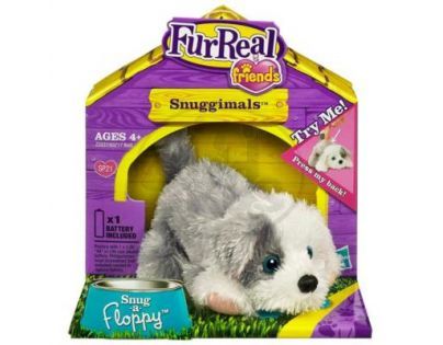 Interaktivní zvířátka do dlaně Furreal Friends 93717 - Pes šedobílý 98826