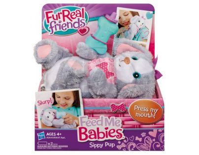 Hasbro A1647 - FurReal Friends - Zvířátko s krmením - méďa
