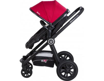G-mini Kombinovaný kočár Grand Bordó černá