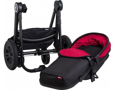 G-mini Kombinovaný kočár Grand Bordó černá