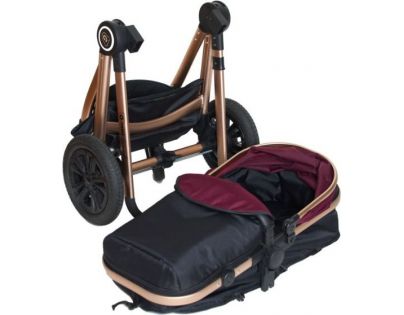 G-mini Kombinovaný kočár Grand Fuchsia zlatá - Poškozený obal 