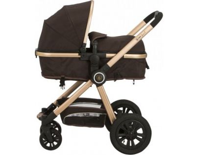 G-mini Kombinovaný kočár Grand Hnědá zlatá