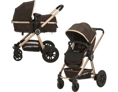 G-mini Kombinovaný kočár Grand Hnědá zlatá