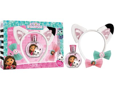 Gabbys Dollhouse dárkový set EDT 50 ml + čelenka + doplňky do vlasů