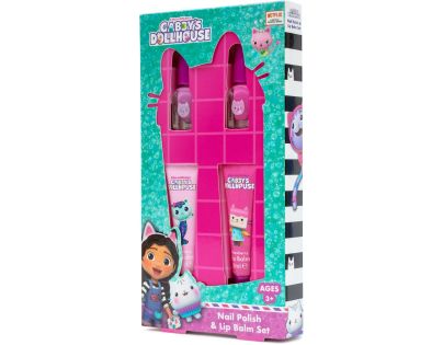 Gabbys Dollhouse set balzámů na rty a laků na nehty