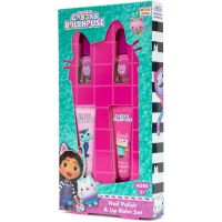 Gabbys Dollhouse set balzámů na rty a laků na nehty 3